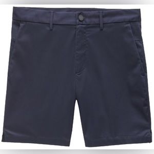 Used Aiden Core Temp Navy Slim Short 30”